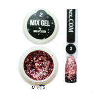 Микс гель Nail Apex Mix gel 5 мл, № 2